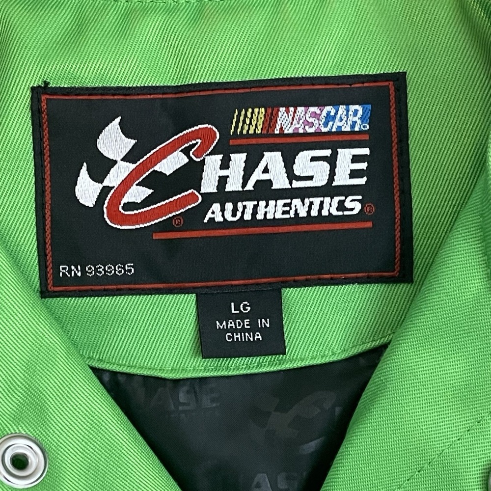 Chase Authentics NASCAR Danika Patrick Go Daddy Jacket Green Size Large - Picture 9 of 13